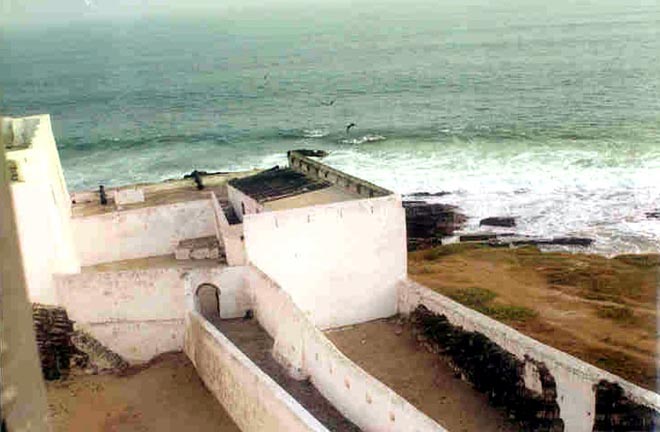 Elmina Castle, view from the quarters of the Director-General