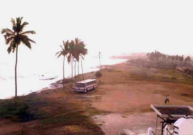 View west from Elmina Castle