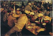 Workers in a Canteen