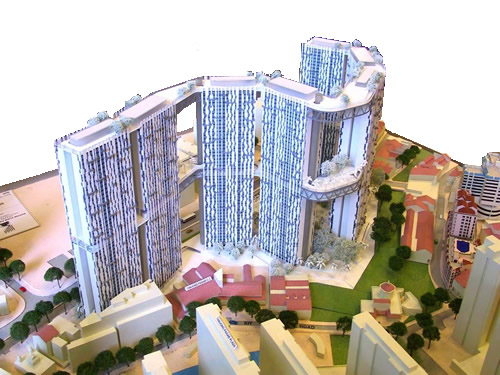 Model of future Duxton Plain development