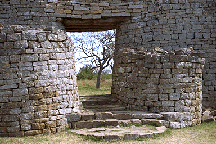 Looking out through the Entrance Gate