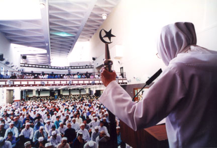 Friday Prayers at Masjid Darul Ghutran, 2001