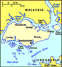 Map
of Singapore